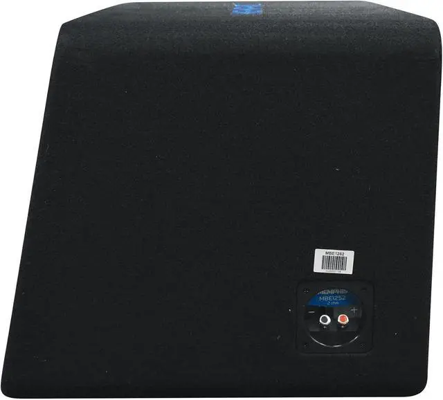 Alt view image 6 of 7 - Audiosavings Bundle: Memphis Audio MBE12S2 MB Loaded Subwoofer Enclosure 2 Ohm Car Sub Bundle with Rockville RPB2-BLACK Handheld Wireless Portable Bluetooth Speaker Great Sound (2 Items)