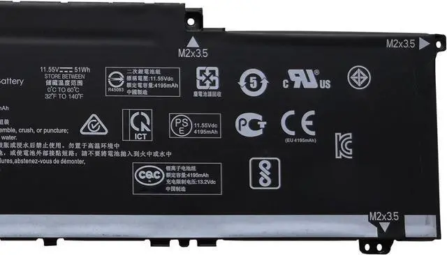 Alt view image 4 of 6 - LXHY BN03XL HSTNN-DB9N HSTNN-OB1O Laptop Battery Compatible with HP Pavilion 15-eh0011la Envy X360 13 13-BA 13-AR 13-AY Envy X360 15 2020 15-ED 15M-EE 15M-EE0023DX 15M-EE0013DX