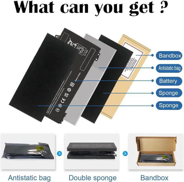 Alt view image 6 of 7 - LXHY RE03XL RF03XL L32656-005 Laptop Battery for HP ProBook 430 440 445 450 455R G6 430 440 445 450 G7 Notebook Battery L32407-AC1 L32407-2B1 L32407-541 HSTNN-OB1C HSTNN-UB7R HSTNN-DB9A REO3XL 45WH