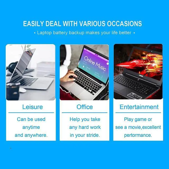 Alt view image 6 of 6 - LXHY L15M4PC2 L15L4PC2 Laptop Battery Replacement for Ideapad Yoga 710 14 15 710-14ISK/141SK 710-11 710-14IKB 710-141KB 80V4 710-15IKB/151KB 710-15ISK/151SK Series Notebook 5B10K90778 53WH Laptop