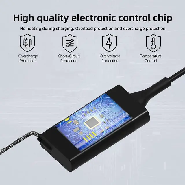 Alt view image 6 of 6 - Slim 90W 65W USB-C Charger for Dell Laptop Charger : Dell XPS 13 9365 9360 9370, Latitude 5520 5420 3400 3500 5289 5300 2in1 7400 2in1,Inspiron 16 7620 2-in-1/14 7420 LA90PM170 DA90PM170