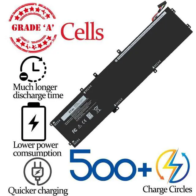 Alt view image 6 of 13 - 97WH 6GTPY Battery for Dell XPS 15 9560 15-9560-D1745 15-9560-D1845T 15 9560 i7-7700HQ 15 9570 15-9570-D1941T 15 7590 Vostro 7500 Precision 5520 M5520 Workstation, Not for Laptop with SDD/HDD