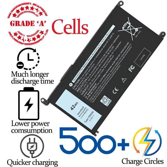 Alt view image 6 of 14 - LXHY YRDD6 Battery for Dell Inspiron 5591 7586 5491 5481 5482 5485 3310 2-in-1 15 3582 3583 3593 3584 5590 5593 5594 5585 14 3493 5493 5480 3793 Vostro 3491 5481 5581 5490 5590 0YRDD6 01VX1H 0VM732