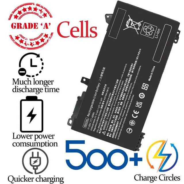 Alt view image 5 of 13 - LXHY RE03XL RF03XL L32656-005 Laptop Battery for HP ProBook 430 440 445 450 455R G6 430 440 445 450 G7 Notebook Battery L32407-AC1 L32407-2B1 L32407-541 HSTNN-OB1C HSTNN-UB7R HSTNN-DB9A REO3XL 45WH