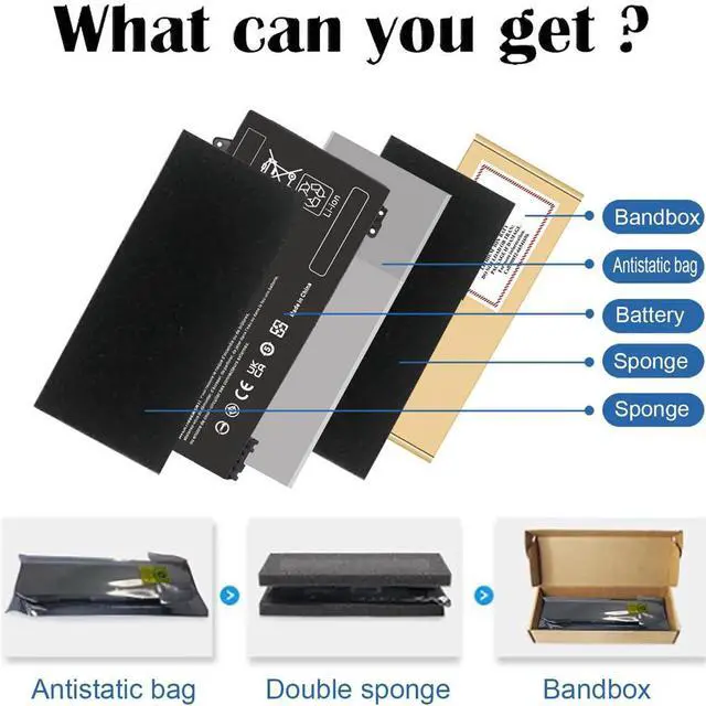 Alt view image 6 of 13 - LXHY RE03XL RF03XL L32656-005 Laptop Battery for HP ProBook 430 440 445 450 455R G6 430 440 445 450 G7 Notebook Battery L32407-AC1 L32407-2B1 L32407-541 HSTNN-OB1C HSTNN-UB7R HSTNN-DB9A REO3XL 45WH