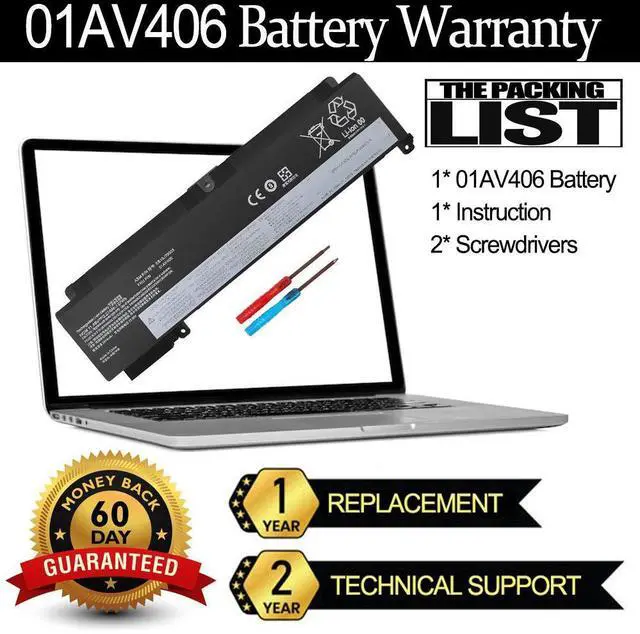 Alt view image 2 of 20 - LXHY 01AV406 Mode for Lenovo ThinkPad T460S T470S Series SB10J79003 01AV405 01AV462 00HW024 00HW025 00HW038 01AV407 01AV408 SB10J79002 L16M3P73 SB10K97605 SB10F46462 SB10F46463 SB10F46476 11.46V 27Wh