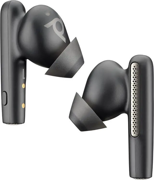Main image of Poly Voyager Free 60 UC True Wireless Earbuds (Plantronics) Noise-Canceling Mics for Clear Calls ANC Portable Charge Case Compatible w/iPhone, Android, PC/Mac, Zoom, Teams
