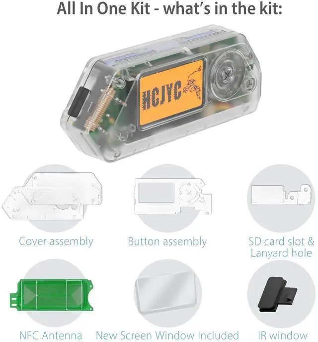 Alt view image 2 of 5 - HCJYC Transparent Hard Case for Flipper Zero (Clear)