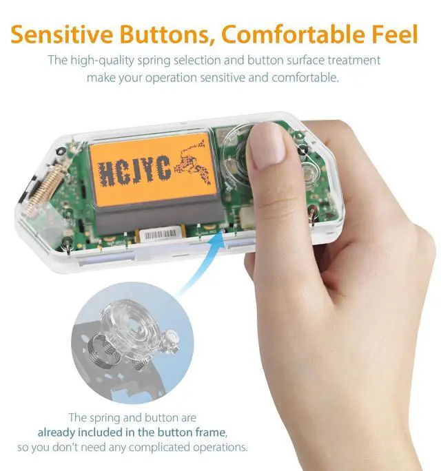 Alt view image 4 of 5 - HCJYC Transparent Hard Case for Flipper Zero (Clear)