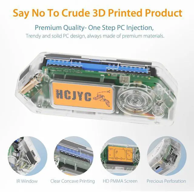 Alt view image 5 of 5 - HCJYC Transparent Hard Case for Flipper Zero (Clear)