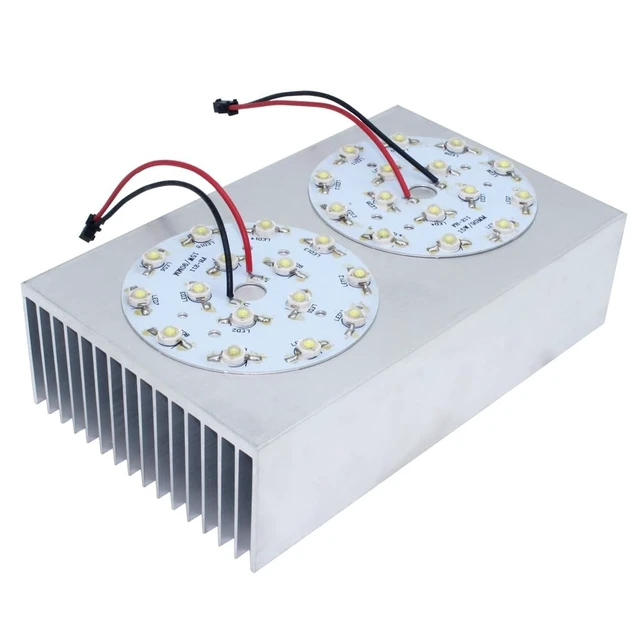 Alt view image 5 of 5 - Large Aluminum Heatsink 200 x 120 x 55mm / 7.87 x 4.72 x 2.17inch Heat Sinks Cooler Cooling Radiator for LED LCD CHIP Electronic Amplifier Transistor Heat Dissipation