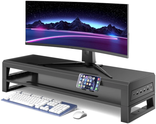 Main image of Computer monitor stand (USB Hub Fast Charging Version, Two-layer 700mm)