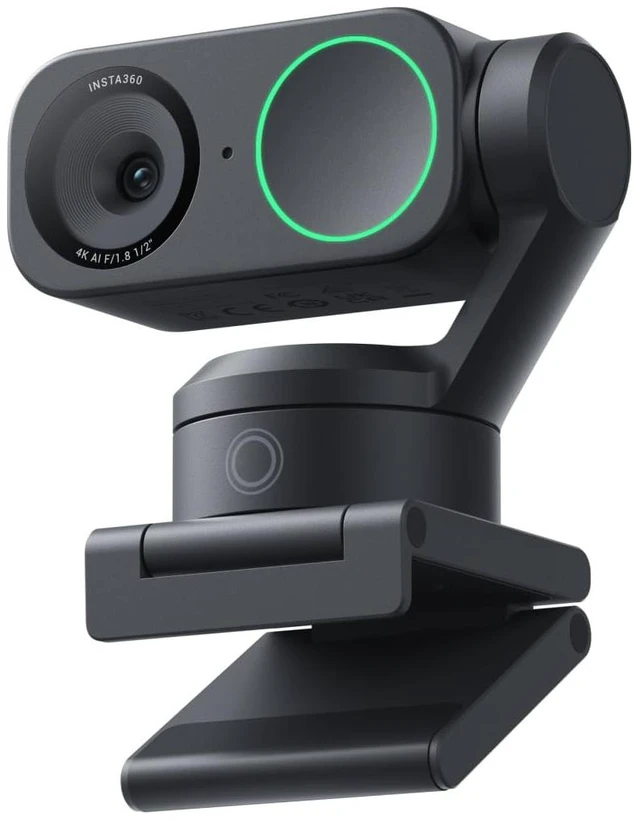 Main image of Insta360 Link 2 - PTZ 4K Webcam for PC/Mac, 1/2" Sensor, AI Tracking, HDR, Streaming Computer Camera with AI Noise-Canceling Mic and Gesture Control for Video Calls, Gaming, Works with Zoom and Teams
