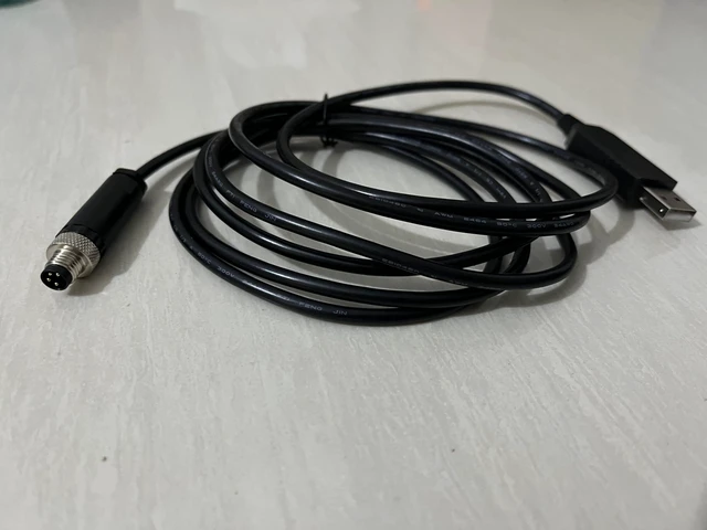 Alt view image 2 of 5 - RIKYJIC USB Male to M8 4-Pin Male Connector RS232 Serial Communication Cable for Sick Safety Controller with PC Replacement for Original Cable DSL-8U04G10M025KM1(2 Meters)