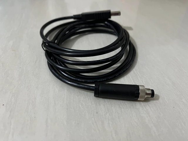 Alt view image 3 of 5 - RIKYJIC USB Male to M8 4-Pin Male Connector RS232 Serial Communication Cable for Sick Safety Controller with PC Replacement for Original Cable DSL-8U04G10M025KM1(2 Meters)