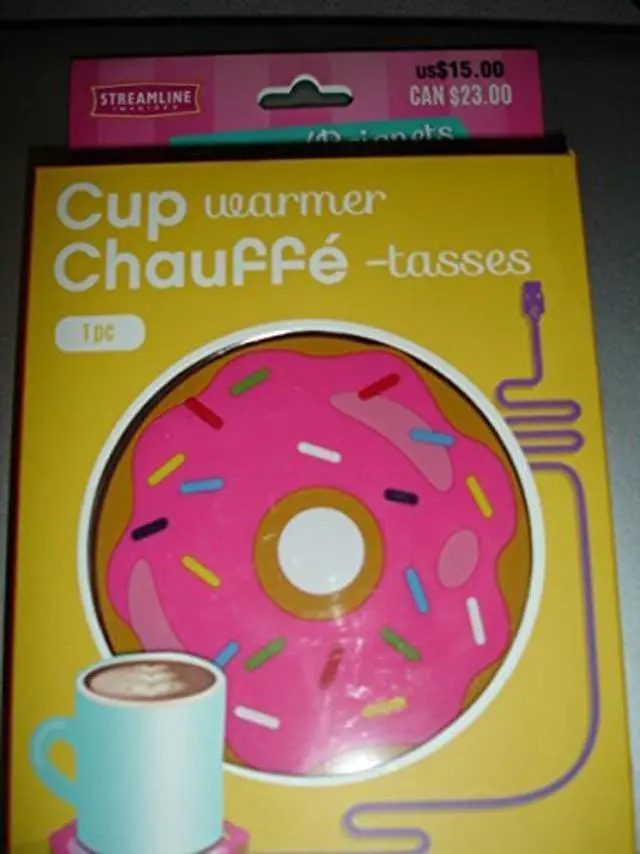 Main image of Cup Warmer Donut Design USB Cable Included