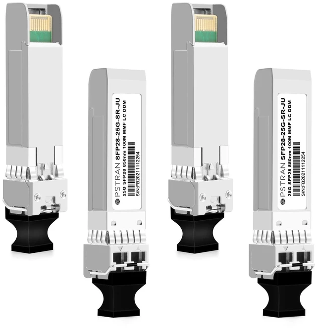 Main image of OPSTRAN 25GBASE-SR SFP28 Optical Transceiver Module Compatible with Juniper QFX-SFP-25G-SR JNP-SFP-25G-SR 25G SFP28 850nm 100m DOM Duplex LC MMF 4 Pack