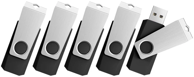 Main image of TOPESEL 5 Pack 64GB USB Flash Drive USB Storage Flash Drives Thumb Drive