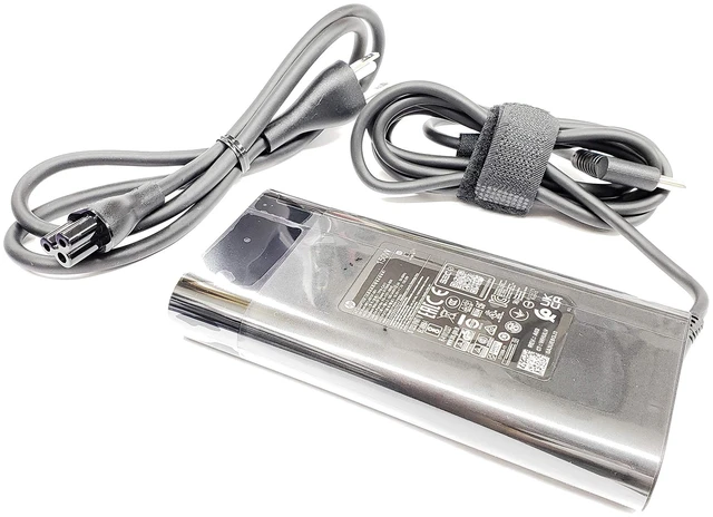 Alt view image 2 of 4 - Slim Design HP 19.5V 7.7A 150W AC Adapter for HP OMEN 15 17/Pavilion Gaming 15 17 Laptop/Zbook 15 G3 G4 G5 G6, TPN-CA11, TPN-DA09, L32661-001, 917649-850, L48757-001,