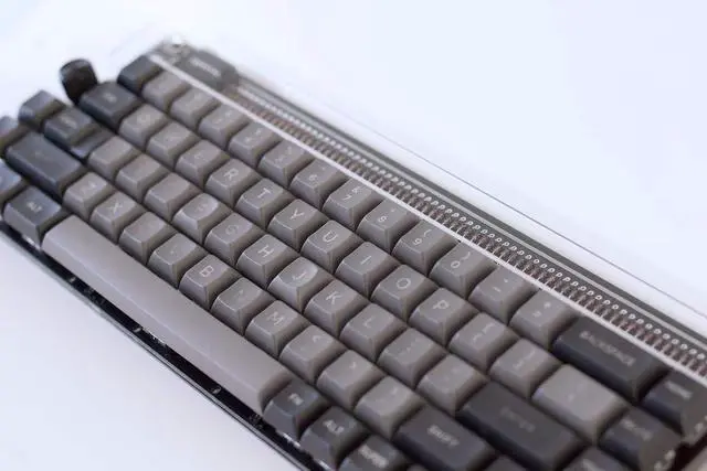 Alt view image 2 of 5 - nullbits Nibble 65% 72 Key Programmable QMK Mechanical Keyboard Kit (Black)