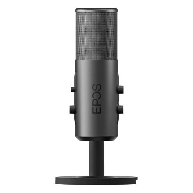 Alt view image 5 of 5 - EPOS Gaming B20 Streaming Microphone - 2.9m Cable USB-C Computer Microphone for Gaming - PC & Laptop Connection with Audio Controls - Compatible with PC, Mac, and PS4/5 - Desk Stand Included, Gray