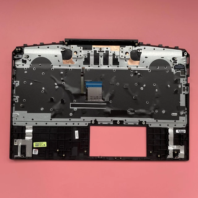 Alt view image 5 of 5 - Replacement for HP Gaming Pavilion 15-DK 15-DK0126TX TPN-C141 Laptop Upper Case Palmrest Green Backlit Keyboard Assembly Part L57593-001 AP2K8000310