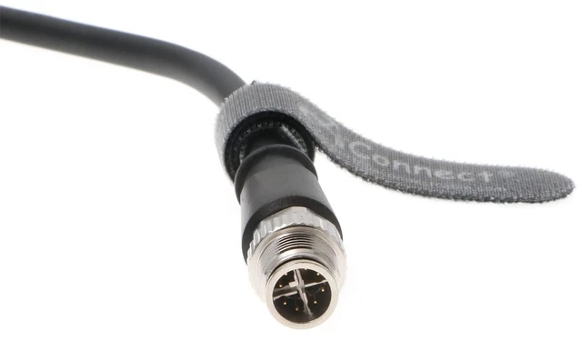 Alt view image 3 of 5 - AConnect M12-RJ45-XCode-Ethernet-Shielded-Industrial Cable for Cognex Industrial Camera M12 8Pin X-Code Male to RJ45 Cat6a Flexible Waterproof 16Ft^^5M