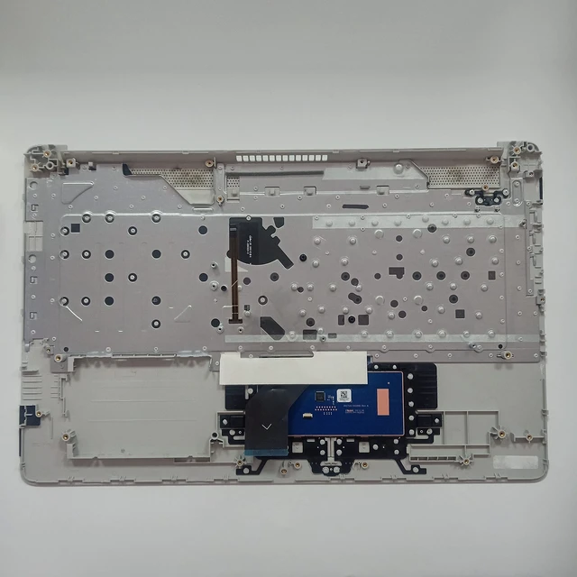 Alt view image 4 of 5 - Replacement for HP Pavilion17BY 17-by 17CA 17-CA Laptop Upper Case Palmrest Keyboard with Backlit Non-ODD Touchpad 2020 Year Assembly Part L92784-001 6070B1714503 Silver