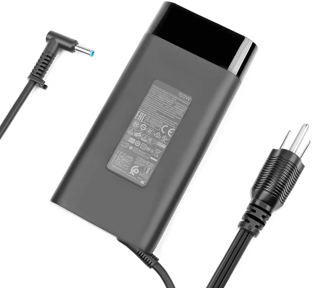 Main image of 150W 7.7A Power Adapter Compatible for HP OMEN 15 17/Pavilion Gaming 15 17 Laptop/Zbook 15 G3 G4 G5 G6, TPN-CA11 TPN-DA09 L32661-001 with Power Cord