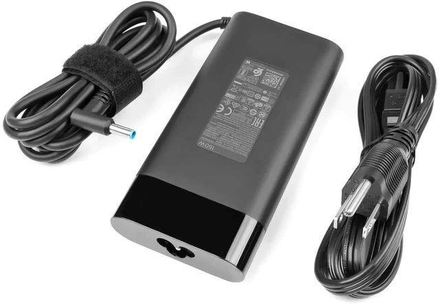 Alt view image 2 of 5 - 150W 7.7A Power Adapter Compatible for HP OMEN 15 17/Pavilion Gaming 15 17 Laptop/Zbook 15 G3 G4 G5 G6, TPN-CA11 TPN-DA09 L32661-001 with Power Cord