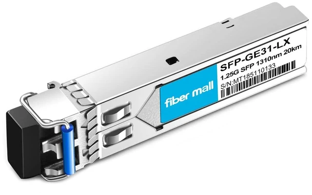 Alt view image 2 of 5 - FiberMall 1G SFP LX for HPE Procurve J4859C/J4859B/J4859A/HPE Aruba J4859D 1000BASE-LX/LH 1.25Gb/s Mini-GBIC SFP Transceiver Module, Single Mode, 1310nm, 20km LC DOM, Pack of 10