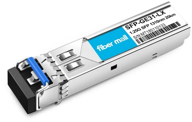 Alt view image 4 of 5 - FiberMall 1G SFP LX for HPE Procurve J4859C/J4859B/J4859A/HPE Aruba J4859D 1000BASE-LX/LH 1.25Gb/s Mini-GBIC SFP Transceiver Module, Single Mode, 1310nm, 20km LC DOM, Pack of 10