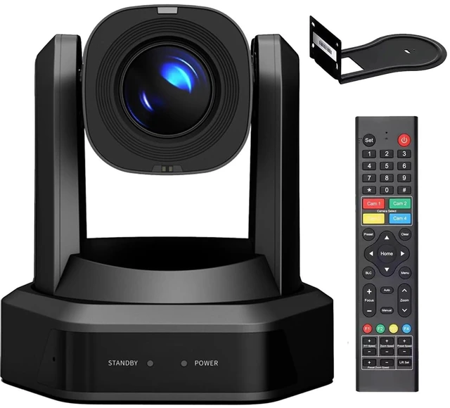 Main image of Runpu AI Auto Tracking PTZ Camera,20X Optical+16X Digital Zoom IP Live Streaming Camera, FHD 1080P 60FPS, PoE LAN USB3.0 PoE HDMI Outputs for Church Services Worship Corporate Education,RP-HD66A-20