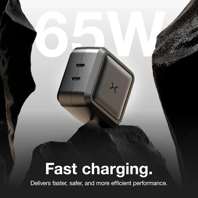 Alt view image 3 of 7 - XGrid X65 65W USB-C GaN Wall Charger Block with Power Delivery