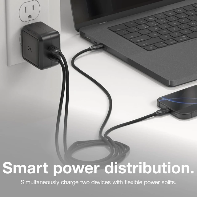 Alt view image 4 of 7 - XGrid X65 65W USB-C GaN Wall Charger Block with Power Delivery