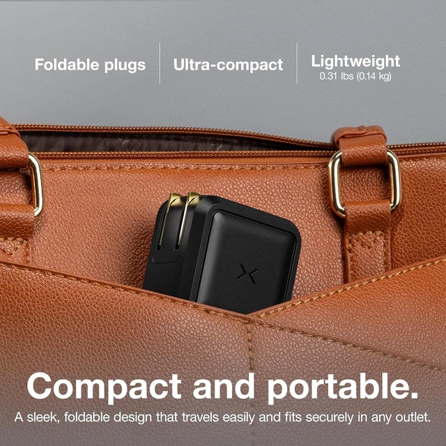 Alt view image 6 of 7 - XGrid X65 65W USB-C GaN Wall Charger Block with Power Delivery