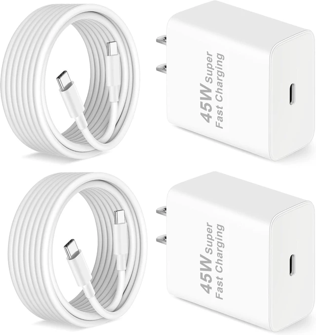 Main image of 45W USB C Fast Charger for Google Pixel 11/11 Pro XL/10/10 Pro/Fold/9/8/7/6