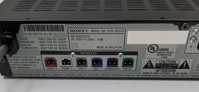 Alt view image 5 of 5 - 6 Home Theater Speaker Cables for Sony Etc / 4.2mm Connectors/Includes Tool-Free Wire Crimp Splices.