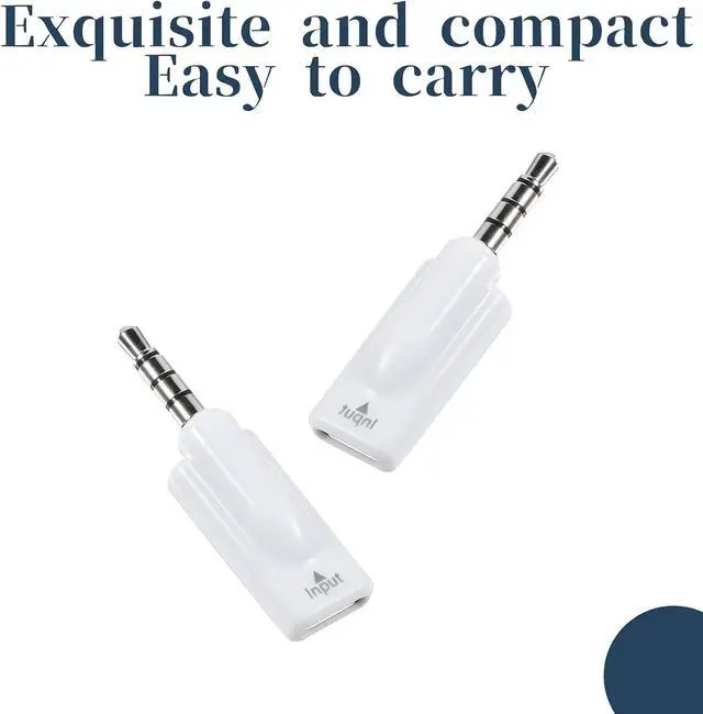 Alt view image 3 of 7 - 2PCS Headphone Jack Adapter, TypeC Female to 3.5mm Male Audio Cable Adapter Analog Cable Converter USB C to Aux Audio Dongle Compatible with MP3 CD Players Laptops Tablets Smartphone Earbuds