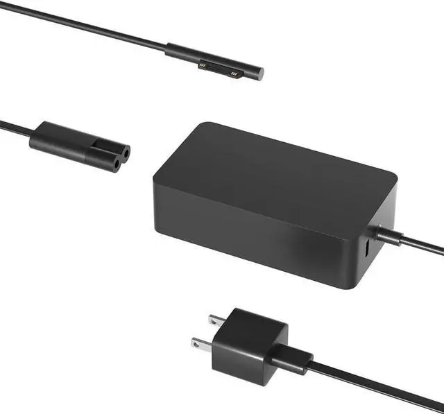 Main image of Surface Charger 65W Fit for Microsoft Surface Pro 3 4 5 6 7 7+ 8 9 10 X Surface Laptop 7 6 5 4 3 2 1, Surface Book 3 2 1 Surface Go 4 3 2 1 Tablet Windows Power Adapter Cord with 5V USB Port