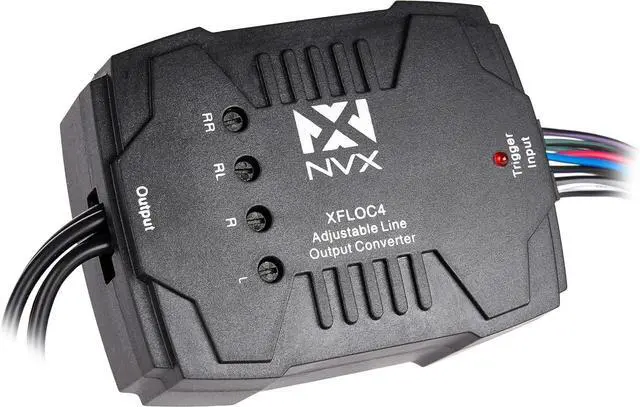 Alt view image 2 of 3 - NVX XFLOC4 4-Channel 160W Adjustable Line Output Converter with Remote Turn On