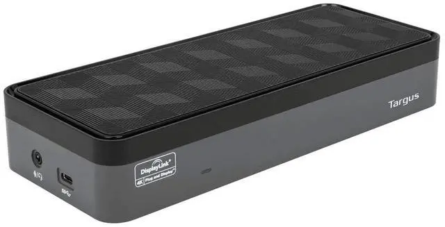 Main image of Targus USB-C Universal Quad 4K (QV4K) Docking Station with 100W Power Delivery, Black (DOCK570USZ)