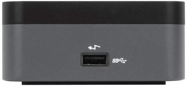 Alt view image 7 of 7 - Targus USB-C Universal Quad 4K (QV4K) Docking Station with 100W Power Delivery, Black (DOCK570USZ)