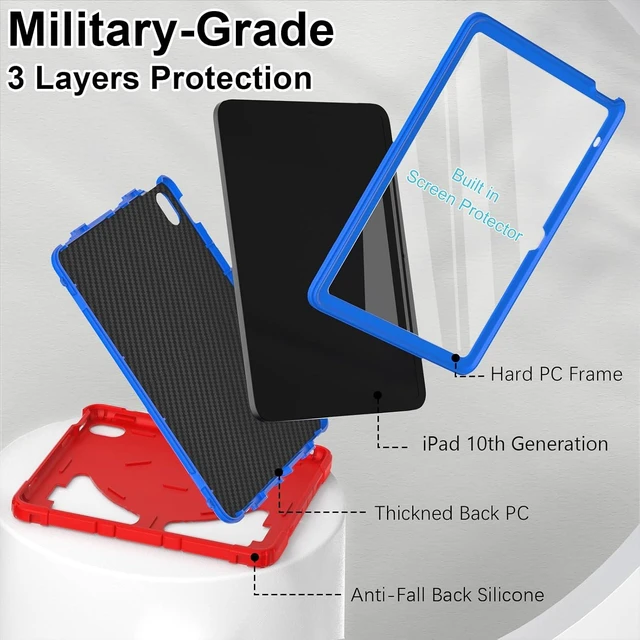 Alt view image 2 of 7 - Case for iPad 10th Generation Case iPad A16 11th Generation