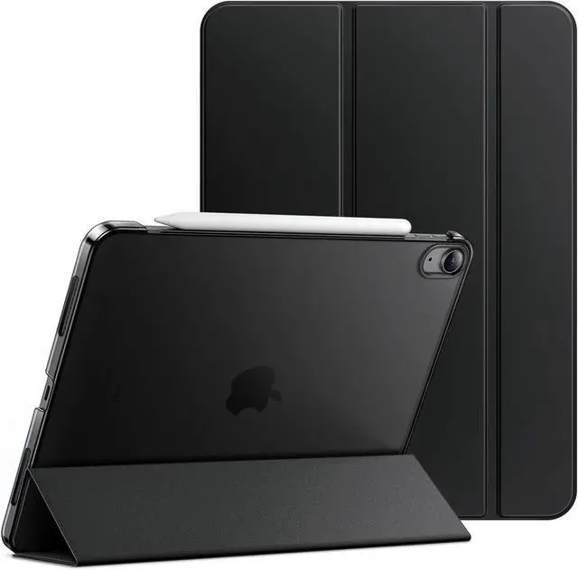 Main image of JETech Case for iPad Air 11-Inch M3/M2 (2025/2024), iPad Air 5 (2022 5th Generation 10.9-Inch), Slim Stand Hard Back Shell Cover with Auto Wake/Sleep (Black)