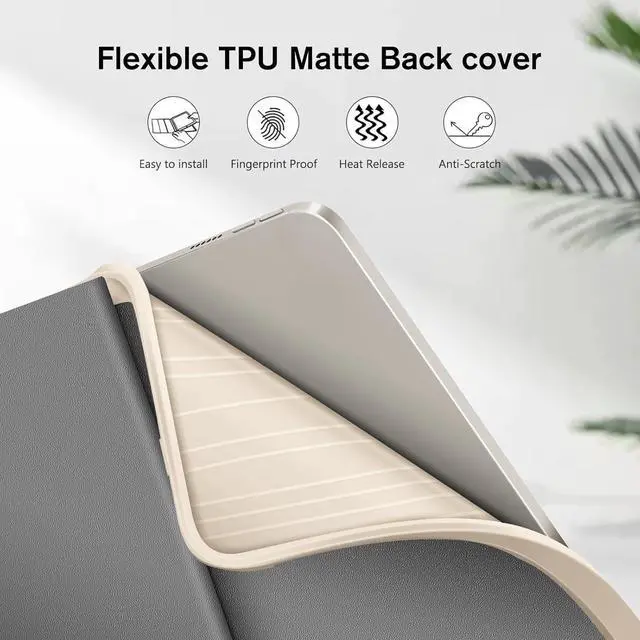 Alt view image 5 of 7 - FINTIE Keyboard Case for iPad mini (A17 Pro) 7th Generation 2024 / iPad mini 6th Gen 8.3 Inch, Soft TPU Back Cover with Magnetically Detachable Wireless Bluetooth Keyboard, Backlight/Starlight