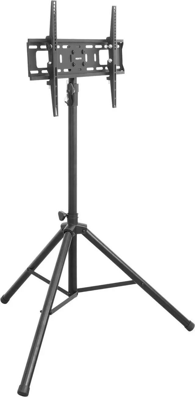Alt view image 2 of 7 - Mount-It! Tripod TV Stand  Portable TV Tripod for Flat Screens 32-70 Inch  Indoor/Outdoor Height Adjustable Stand, VESA 200x200 to 600x400, for LCD, LED, OLED, Curved TVs, Holds up to 77lbs