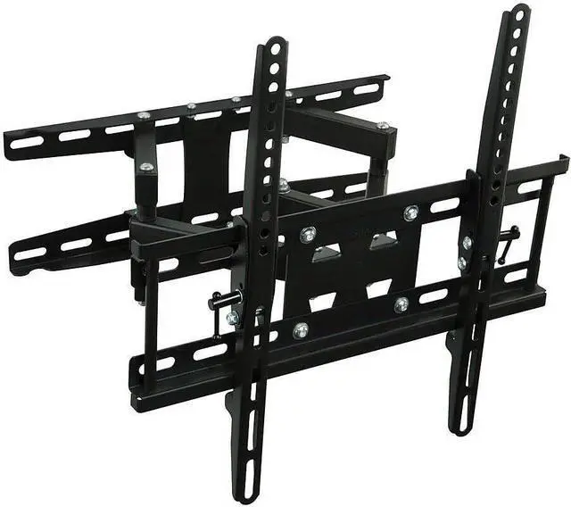 Alt view image 4 of 7 - Mount-It! Full Motion TV Wall Mount | Stable Dual Arm Articulating Bracket for 32-55 Inch TVs | Swivel, Tilt & Extend | Universal VESA Wall Mount for Flat Screen, LED, LCD, OLED | 115 lbs Capacity