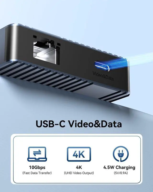 Alt view image 3 of 7 - ANYOYO USB C Docking Station Dual Monitor 14-in-1 Docking Station 3 Monitor(2 HDMI+ Video Out) 10Gbps (4*USB-C+1A) +PD100W+Ethernet+SD/TF Laptop Dock Multiport Adapter for /HP/Lenovo/Thinkpad