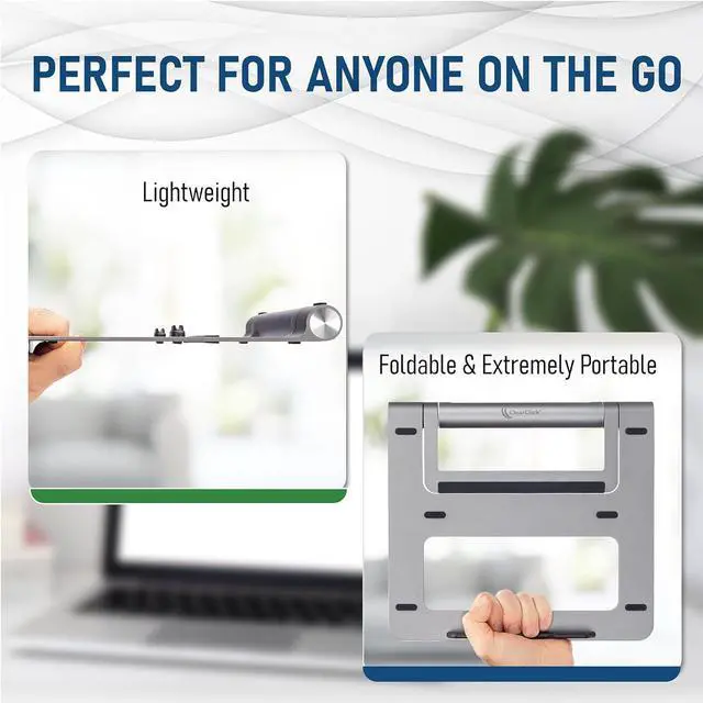 Alt view image 4 of 6 - ClearClick 6-in-1 USB-C Portable Docking Station & Laptop Stand - 2X USB 3.0 Ports, HDMI, LAN Ethernet, SD Card Reader, MicroSD Card Reader, USB PD Charging